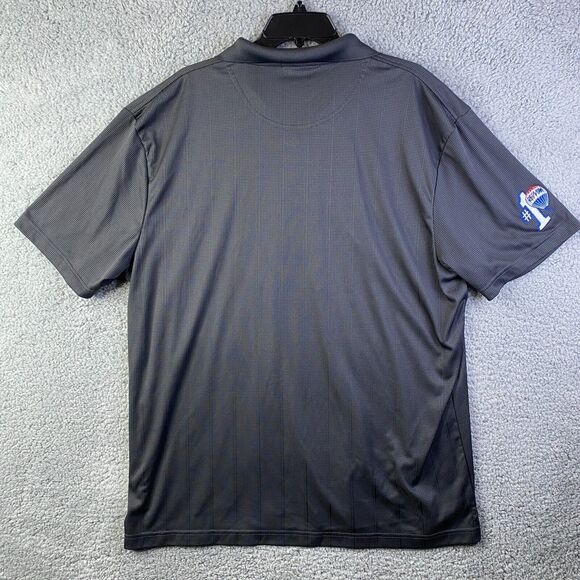Port Authority Dri-Fit Men's Polo Size 2XL Dark Grey Golf Shirt Short Sleeve NEW - Picture 2 of 13